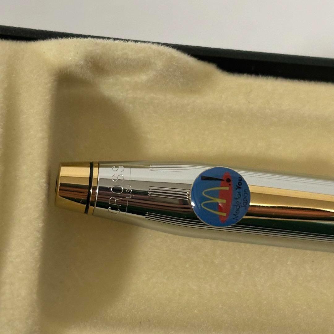 McDonald's CROSS ballpoint pen with outer and inner box displayed