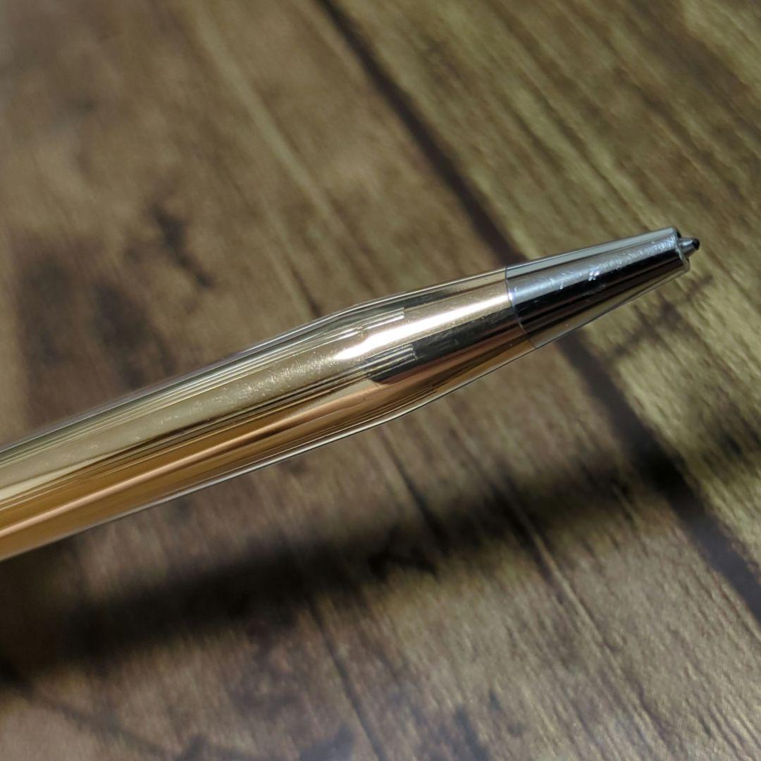 Cross Classic Century 1/20 ballpoint pen with 14KT gold field and used condition showing minor dents