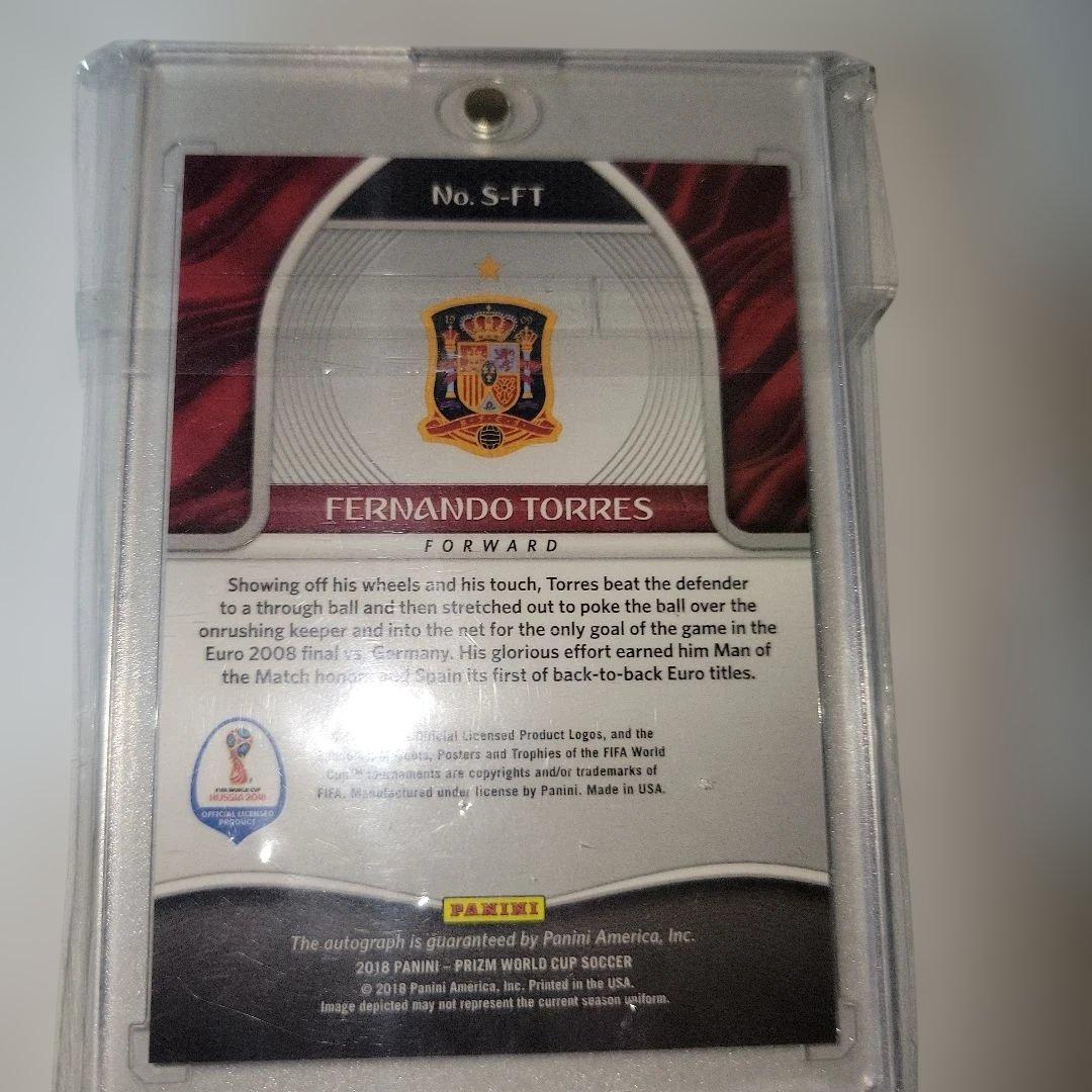 Fernando Torres Autograph Card — Japanese