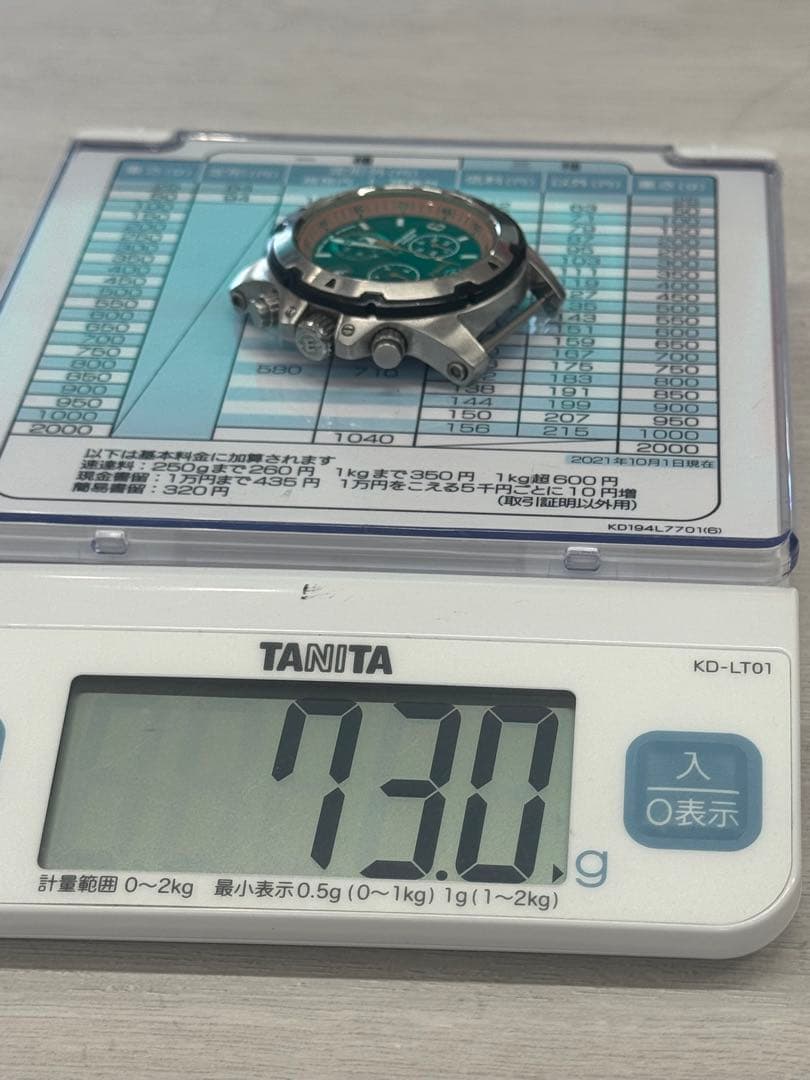 TIMEX Chronograph Black Orange Men's Watch — Japanese