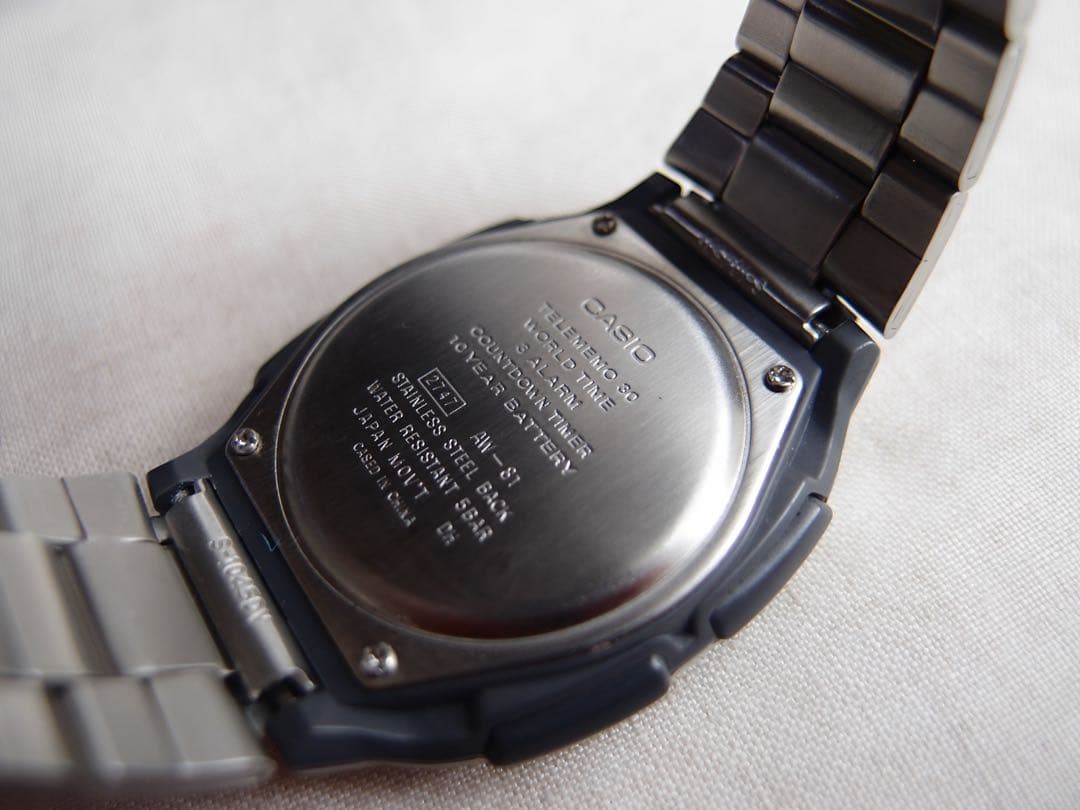 CASIO AW-81 Digital Men's Watch — Japanese