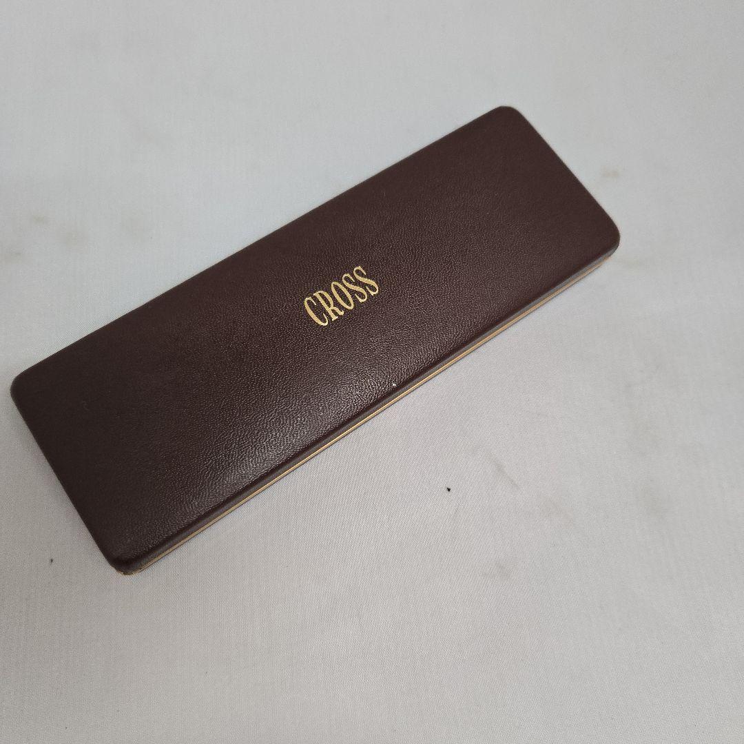 Cross gold ballpoint pen featuring NHK logo in used condition