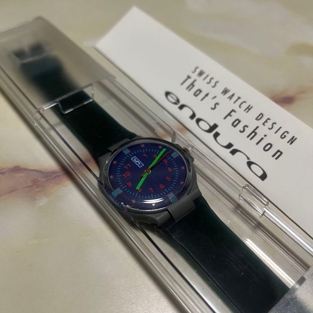 swatch Endura 1990s Green Quartz Men's — Japanese