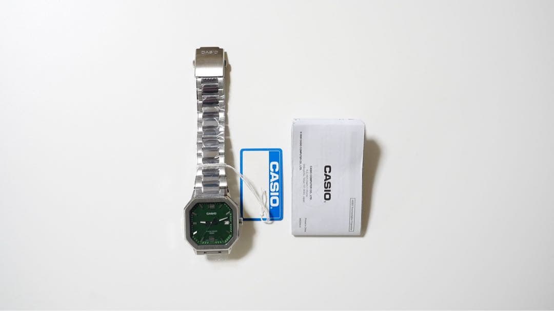 CASIO MTP-B195D-3A Quartz Men's Watch — Japanese