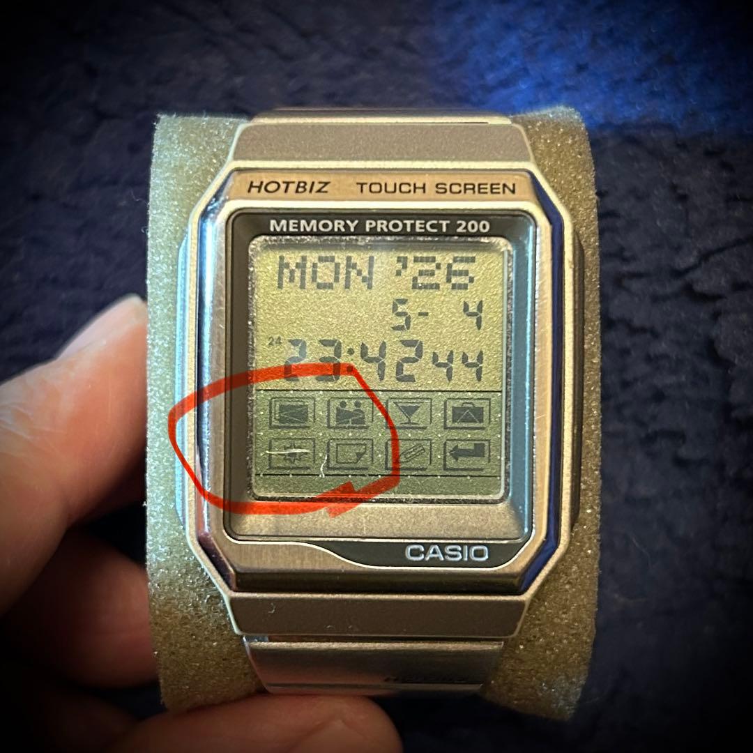 CASIO HOT BIZ Digital Men's Watch — Japanese