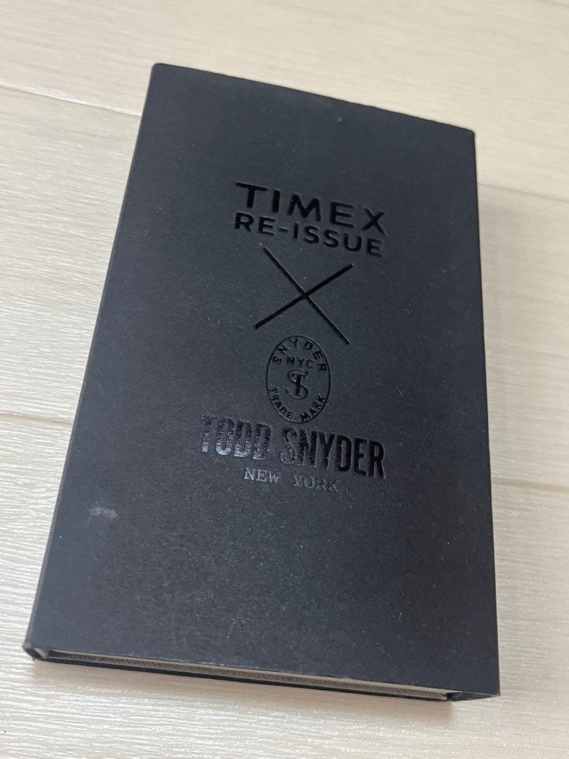TIMEX × TODD SNYDER Quartz Men's Watch — Japanese