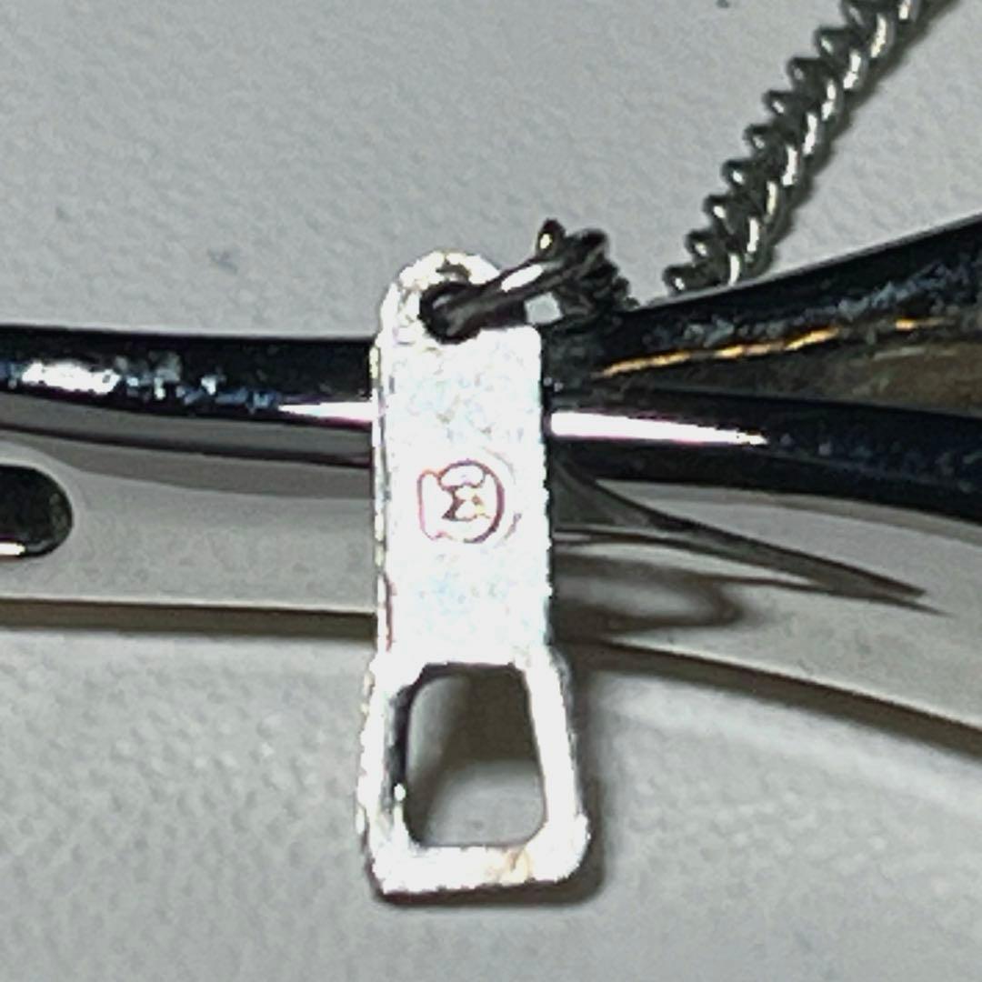 Chōkishō Mikimoto Akoya pearl necklace with 4.8 to 4.9 mm round pearls on 39 cm silver chain with engraved Mikimoto logo