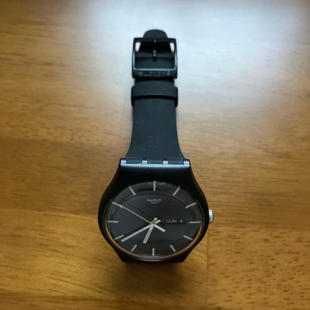 swatch ブラック Quartz Men's — Japanese