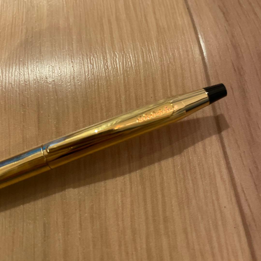 CROSS Ballpoint Pen No.44 with oil-based ink and single color, unused secondhand condition