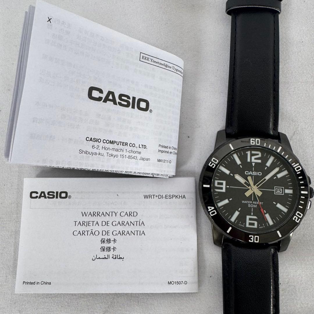 CASIO MTP-VD01 Quartz Men's Watch — Japanese