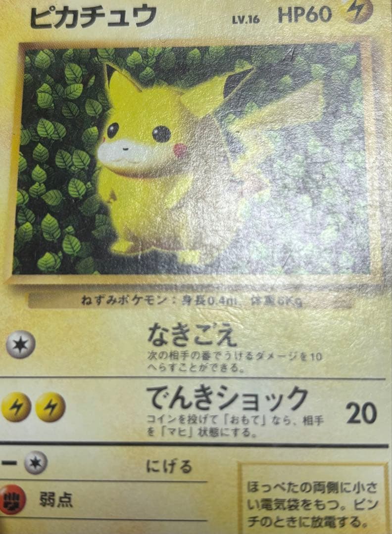 Pokemon Pikachu PROMO — Generation 1 1996~1999 — Japanese