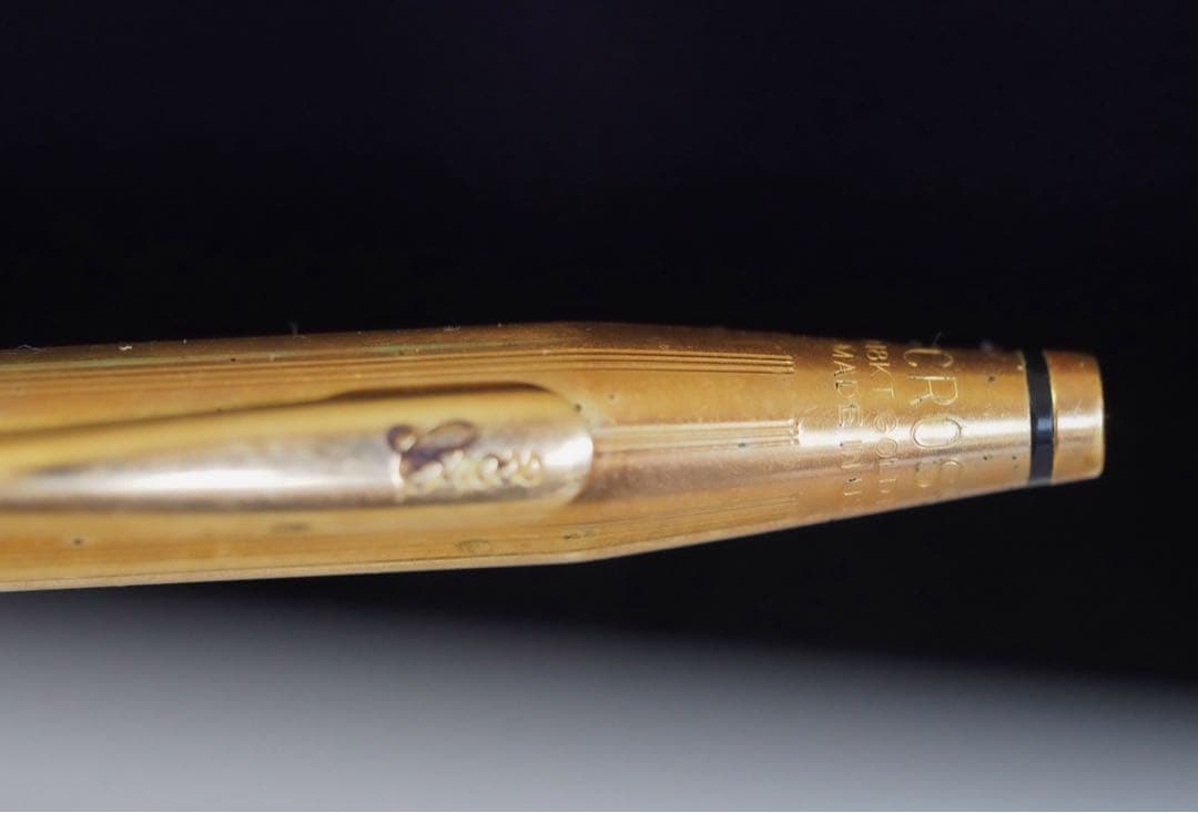 Vintage Cross 18kt gold ballpoint pen with thick plating, 32 years old, discontinued USA model