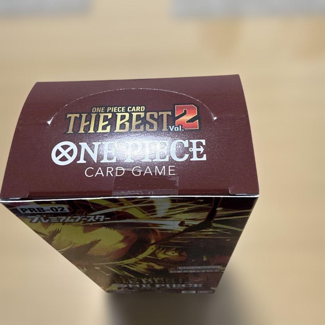 One Piece Unopened Tape Attached One Piece Card The Best 2 1BOX Box — Japanese