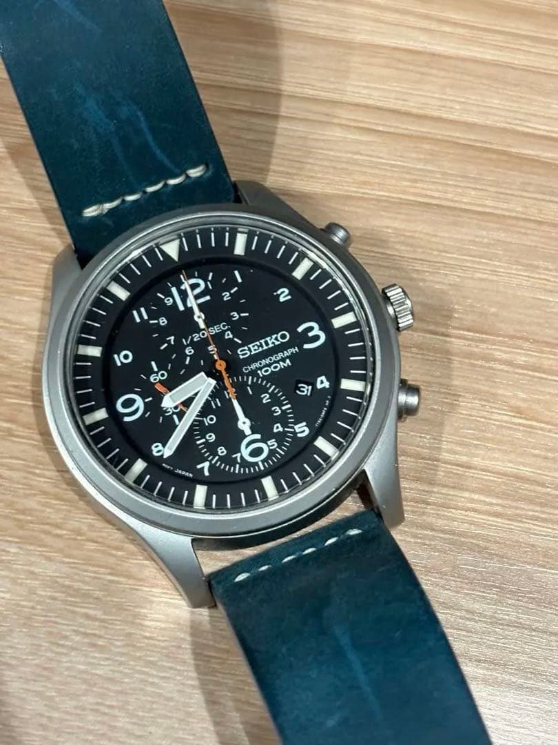 SEIKO Model/Series Name: Swift Chrono SBPB009 Quartz Men's Watch — Japanese