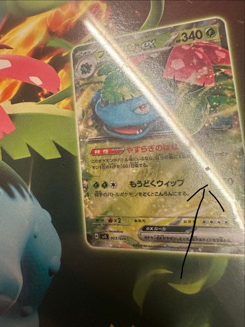 Pokemon Venusaur ex — Japanese