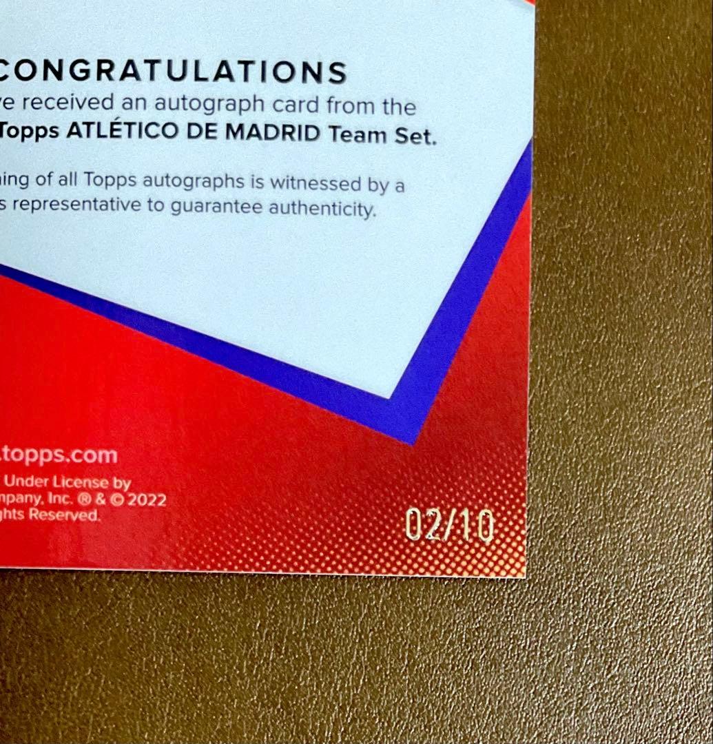 Suarez Autographed Card — 02/10 — Japanese