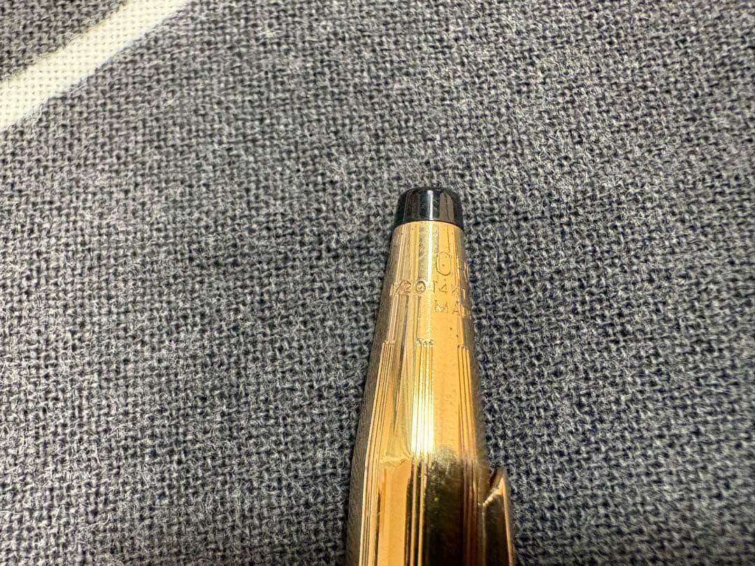 Kuro Century Classic vintage pen with 14K gold plating showing minimal surface wear