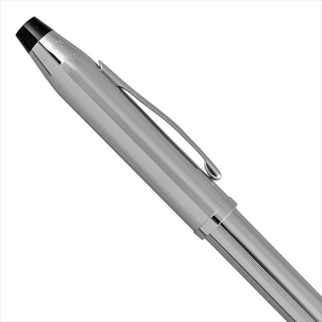 CROSS Century II Chrome Select Tip Rollerball Pen Set with polished chrome finish and sleek design