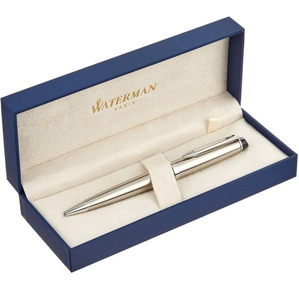 Waterman Expert Essential Metallic CT ballpoint pen with twist mechanism in metallic finish