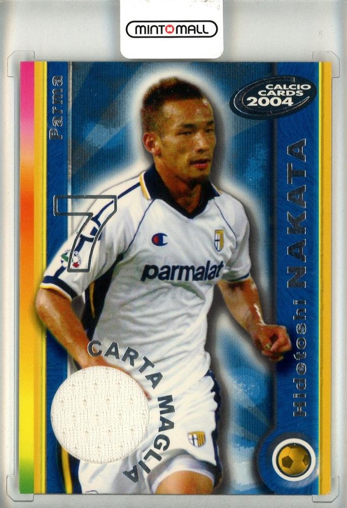 2004 Calcio Cards Hidetoshi Nakata football card showing jersey shirt