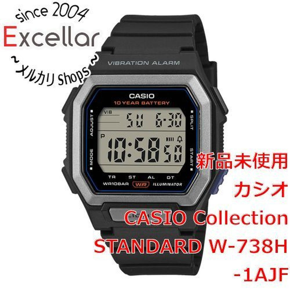 CASIO W-738H-1AJF Quartz Men's Watch — Japanese