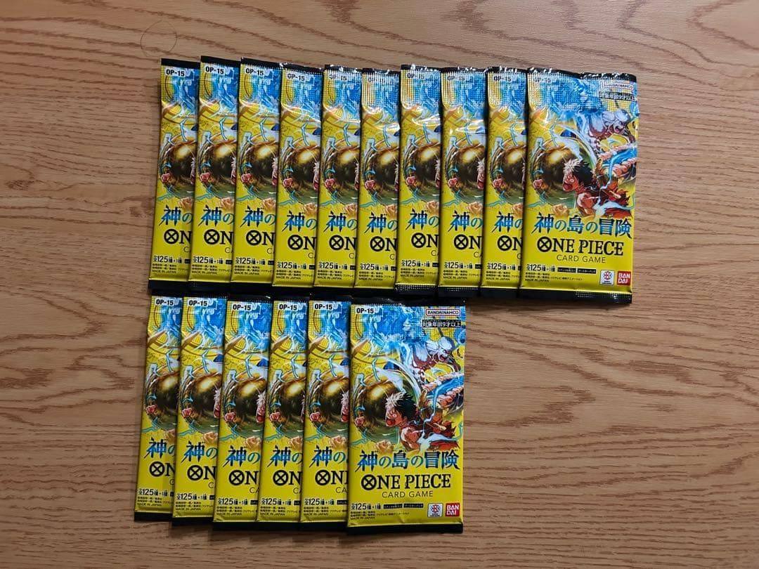 One Piece Unsearched One Piece Card Game: Journey to the Island of the Gods 15 Pack Set Pack — Japanese