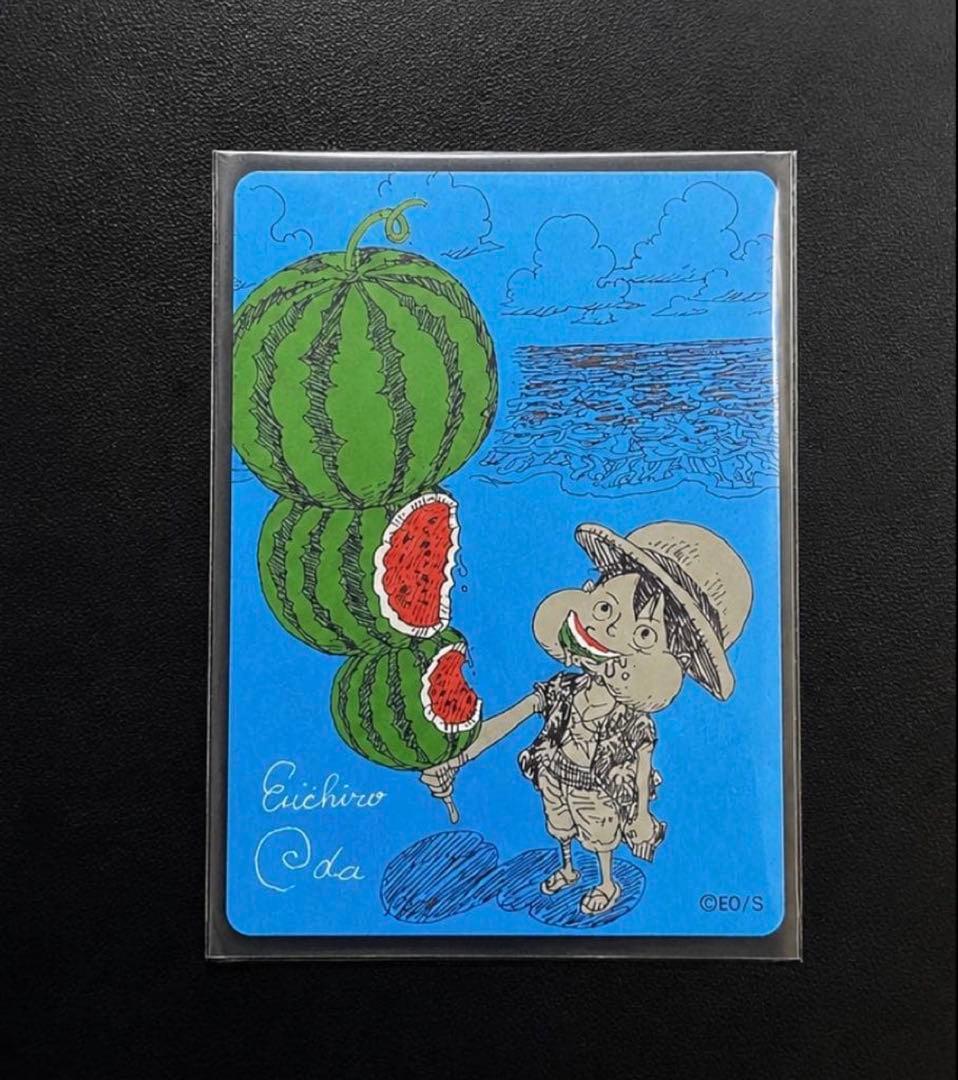 One Piece ONE PIECE Metal Card Natsu Comic Eiichiro Oda Signed ONEPIECE スペシャルカード — Japanese