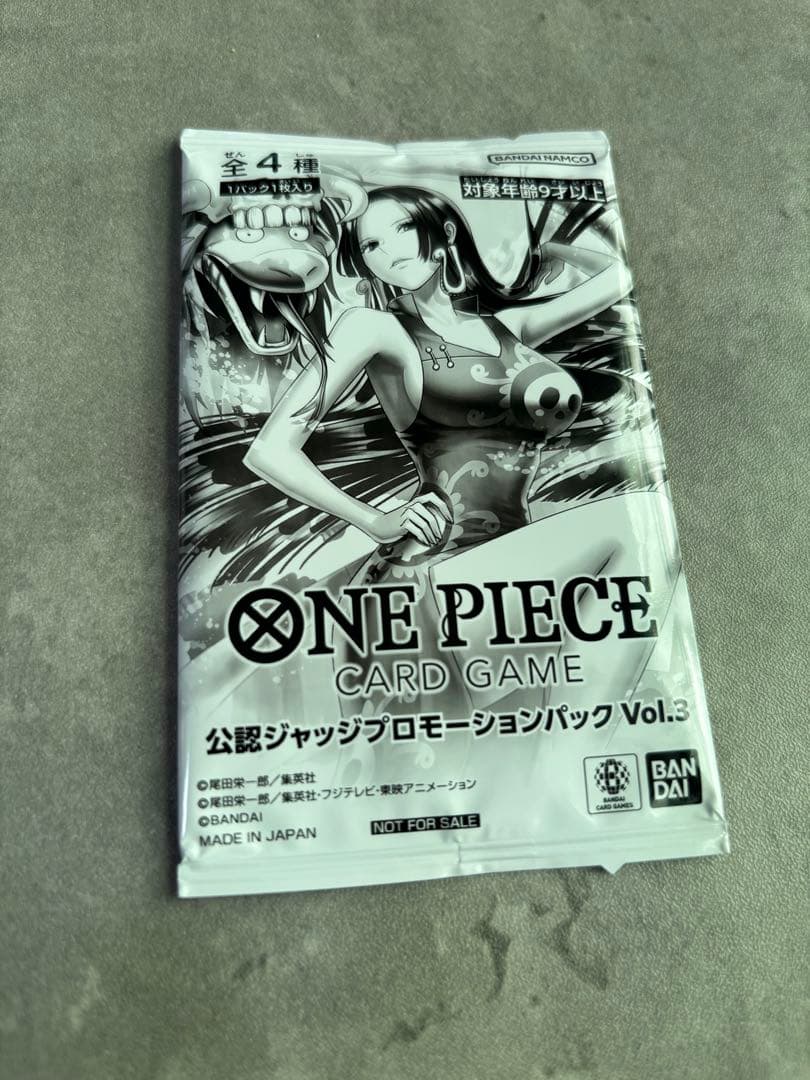 One Piece New Sealed ✨ One Piece Official Judge Promotion Pack Vol.3 Pack — Japanese