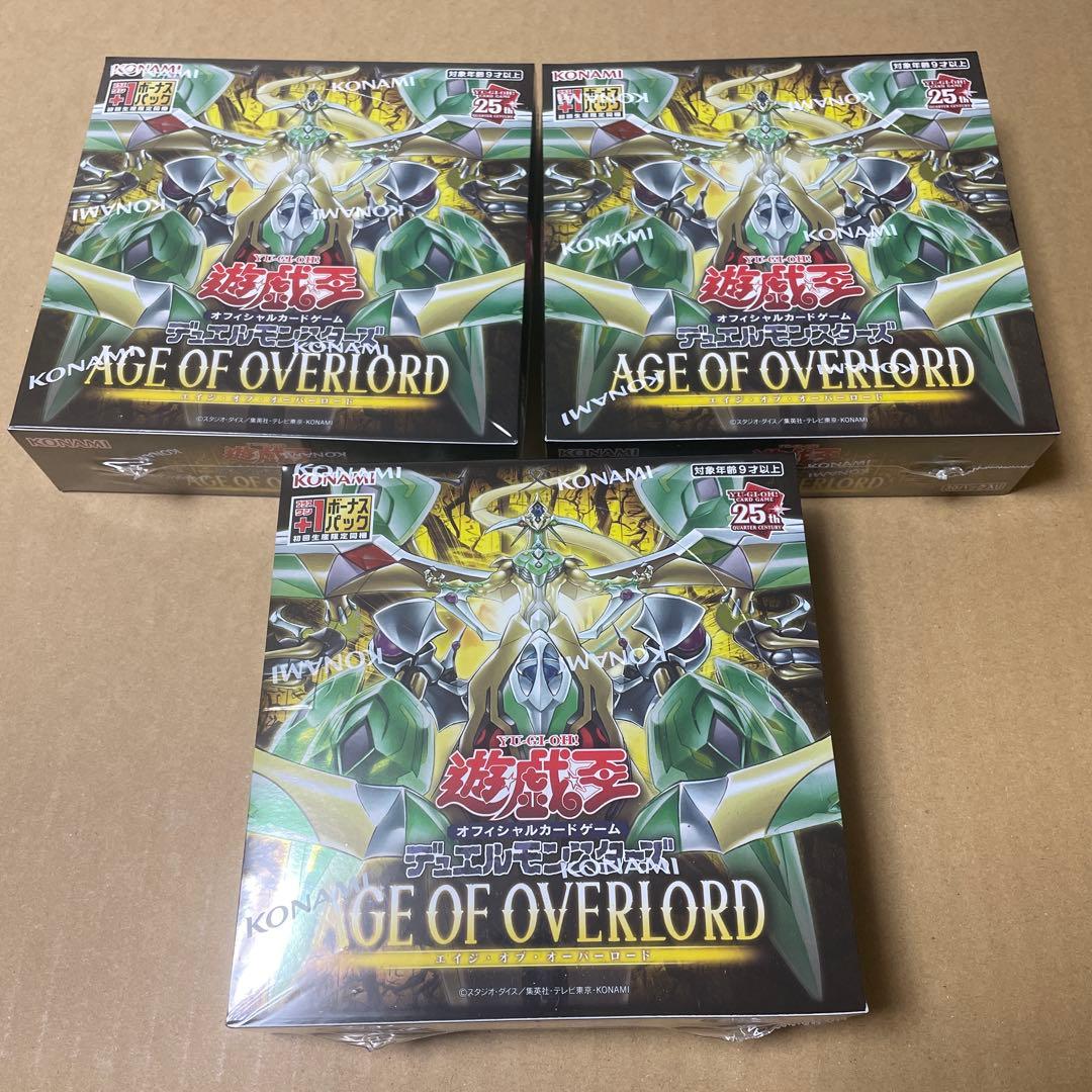 Yu-Gi-Oh Yu-Gi-Oh! Age of Overlord 3Box Box — Japanese