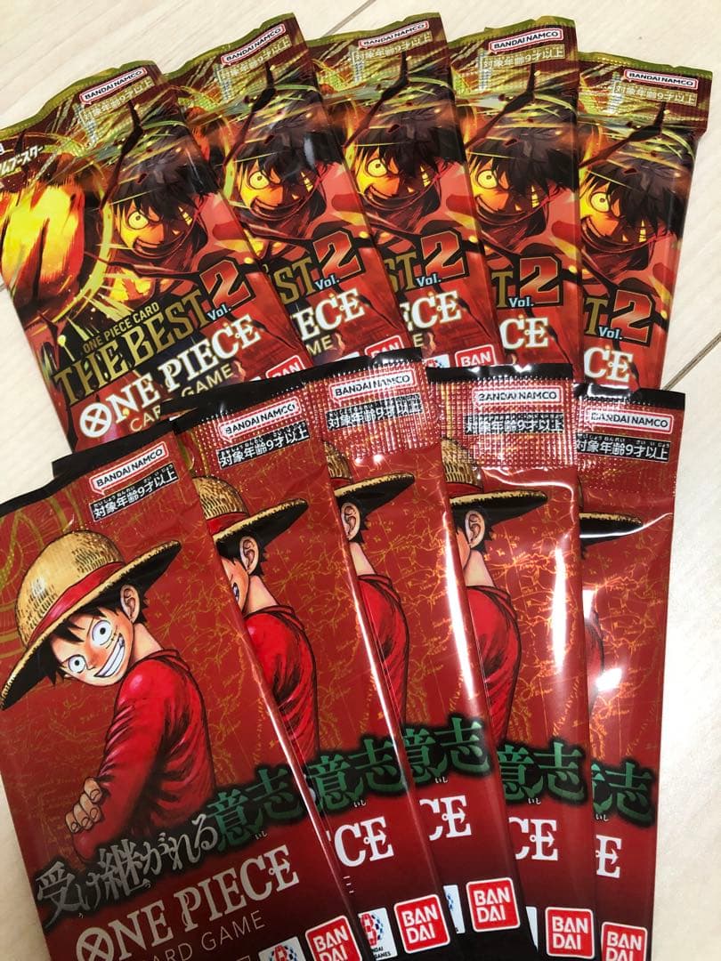One Piece One Piece Card Game THE BEST Vol.2 10 Packs Pack — Japanese