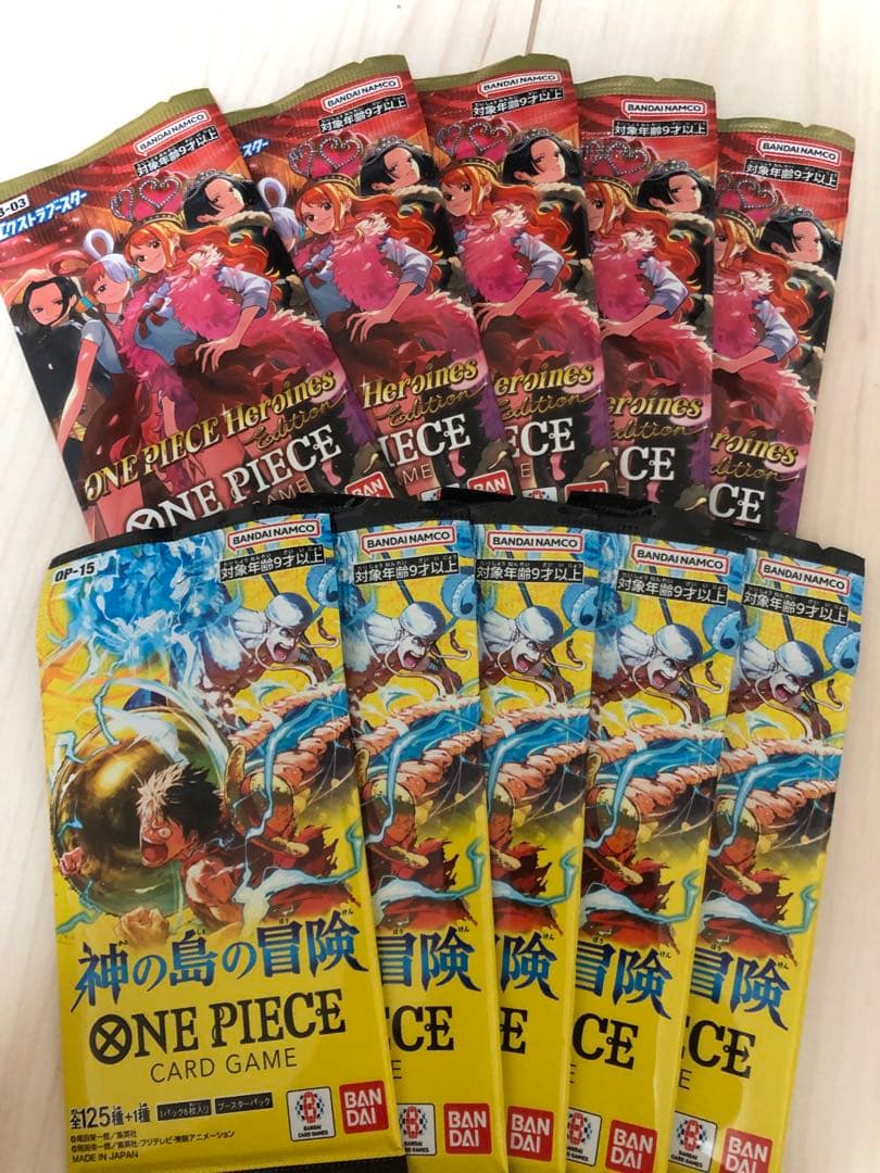 One Piece One Piece Card Game Unopened Pack 10 Pack Set Pack — Japanese