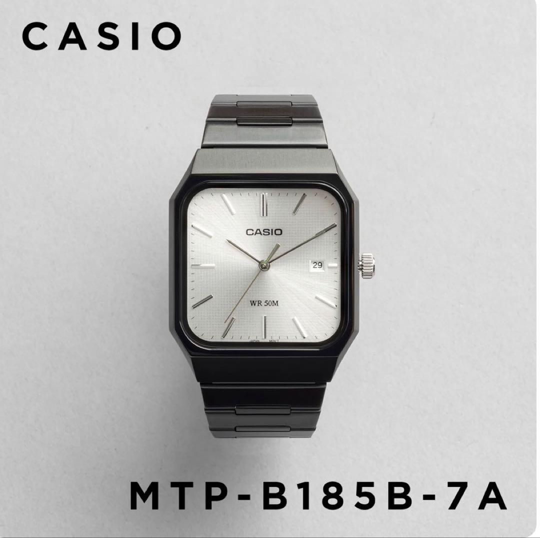 CASIO MTP-B185B-7A Quartz Men's Watch — Japanese