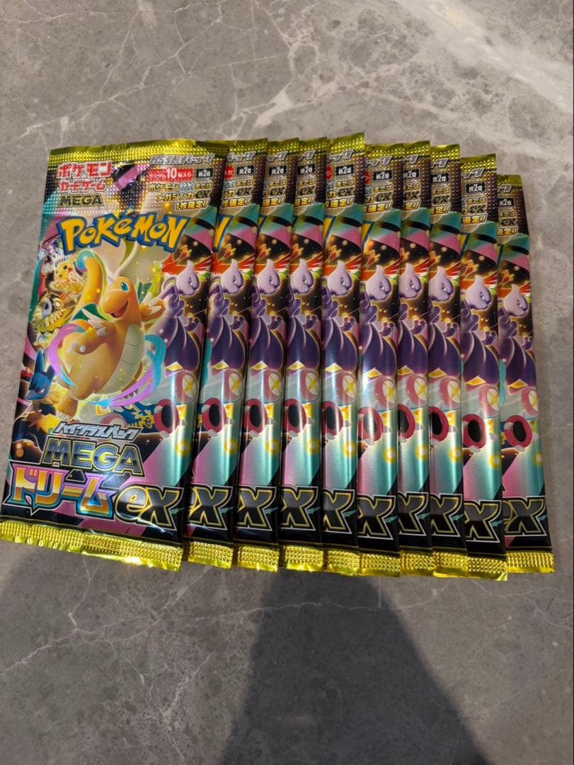 Pokemon Pokémon Card Game Mega Dream ex 10 Pack Set 1BOX Inclusion Rate Match Pack — Japanese