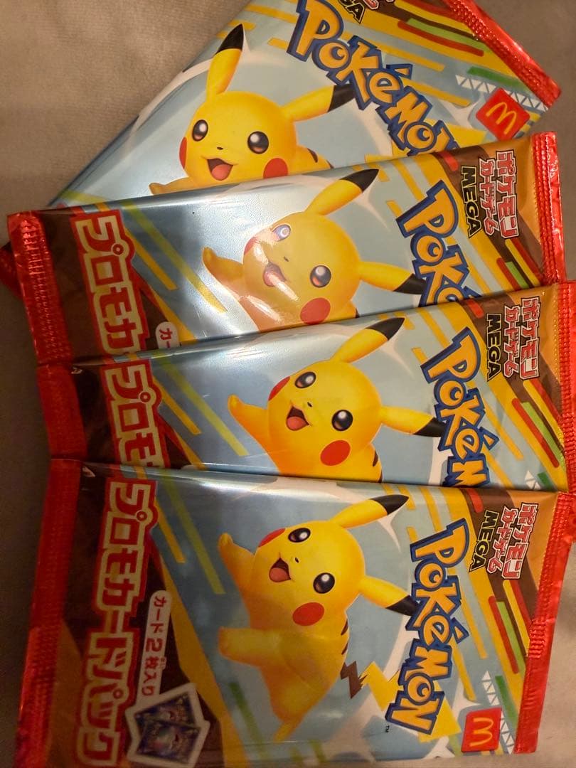 Pokemon Pokémon Card McDonald's Promo Pack 4 Pack Set Pack — Japanese