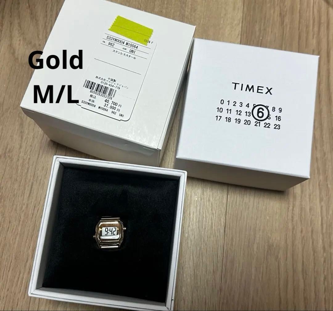 TIMEX MM6 Maison Margiela T80 Ring Digital Men's Watch — Japanese