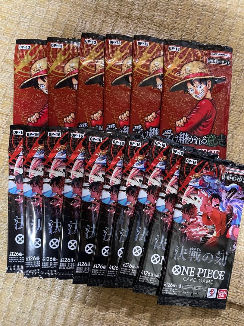 One Piece One Piece: The Will of Inheritors ×6 Decision of the Decisive Battle ×10 Pack — Japanese