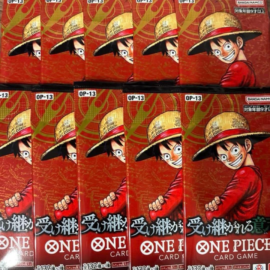 One Piece One Piece Card - The Will That Is Passed Down Pack P — Japanese