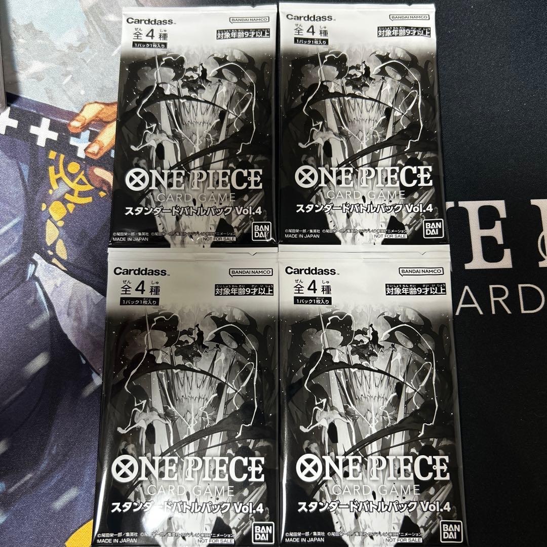 One Piece One Piece Card Standard Battle Pack Vol.4 4 Pack Pack SR — Japanese