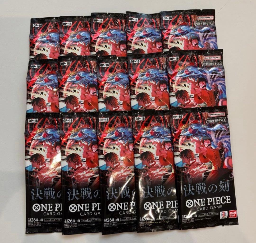 One Piece Clash of Fate 15 Pack One Piece Card Unsearched Random Pack Pack — Japanese