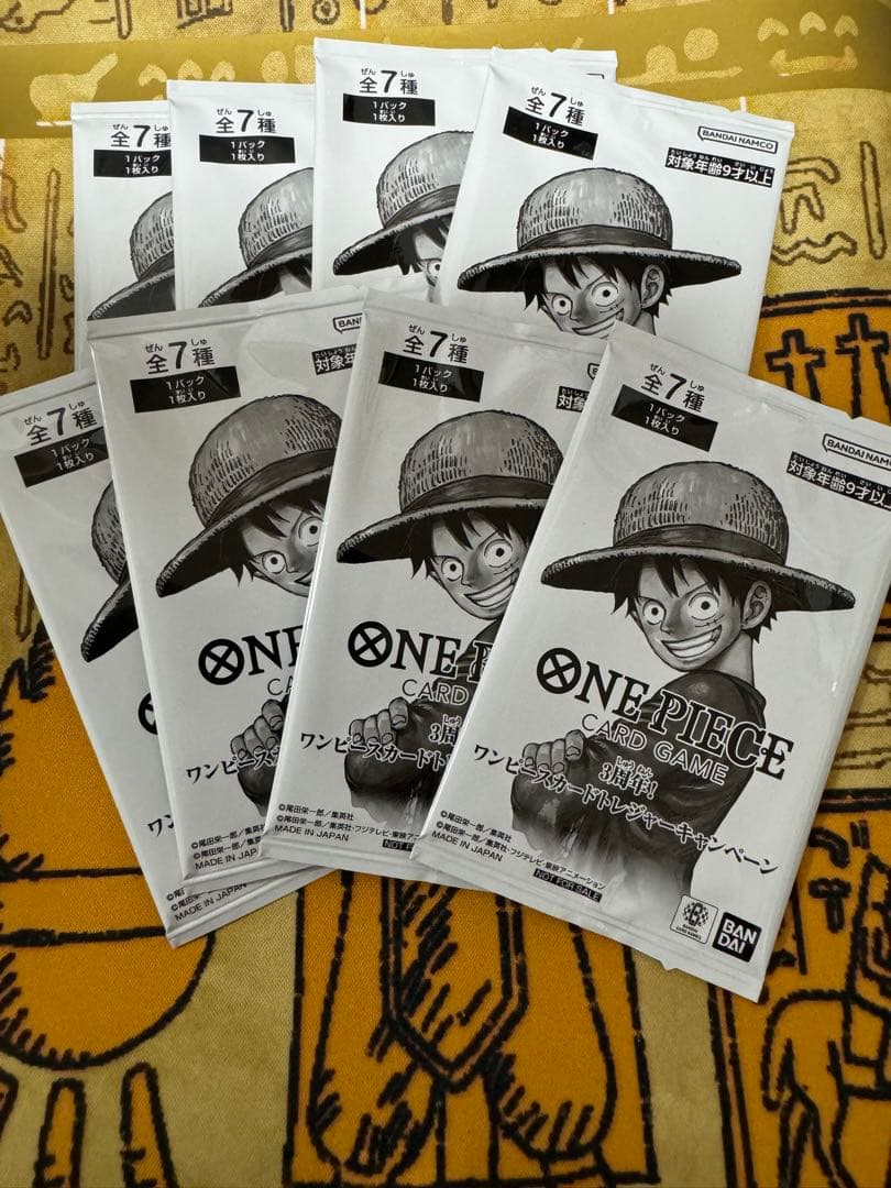 One Piece One Piece Card 3rd Anniversary Treasure Pack Pack — Japanese