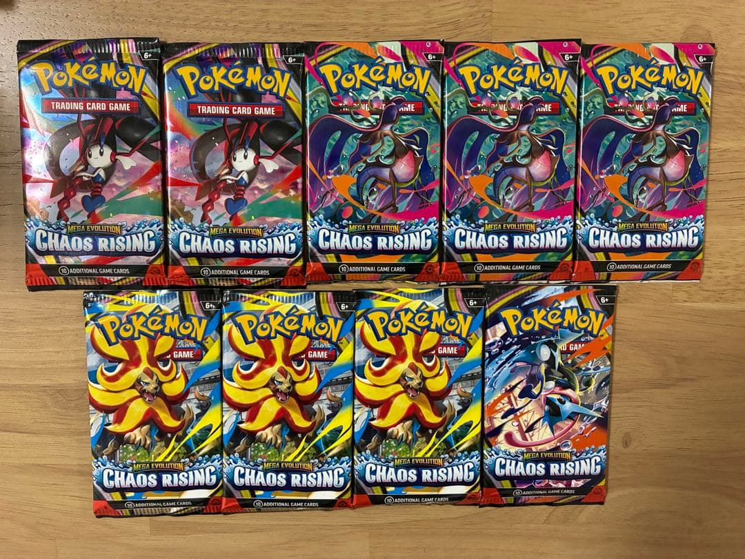 Pokemon Pokemon Card Chaos Rising Pack — English