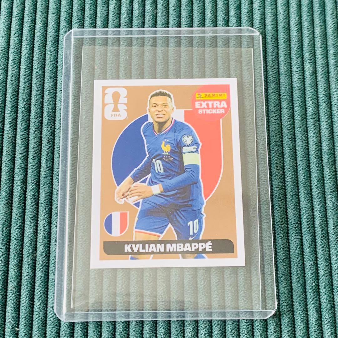 France National Team Kylian Mbappé Panini Sticker — Japanese