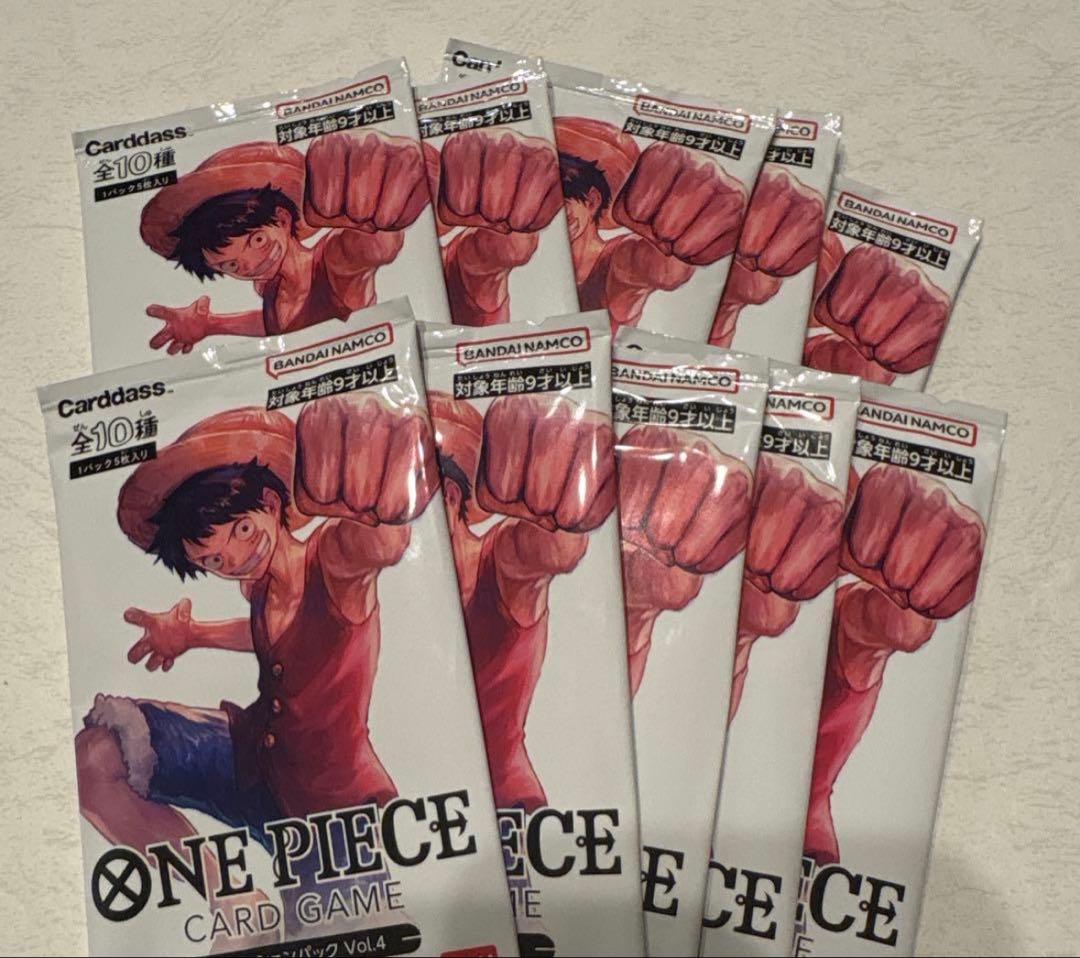 One Piece One Piece Card Game Memorial Pack Vol.4 10 Pack Pack — Japanese