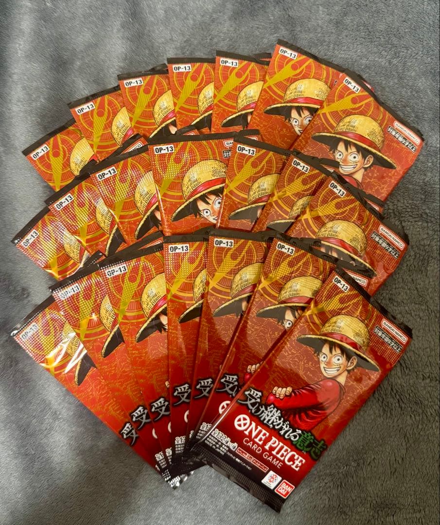 One Piece One Piece Card Game Bonds of Friendship OP-13 Unopened Pack 21 Packs Pack — OP-13 — Japanese