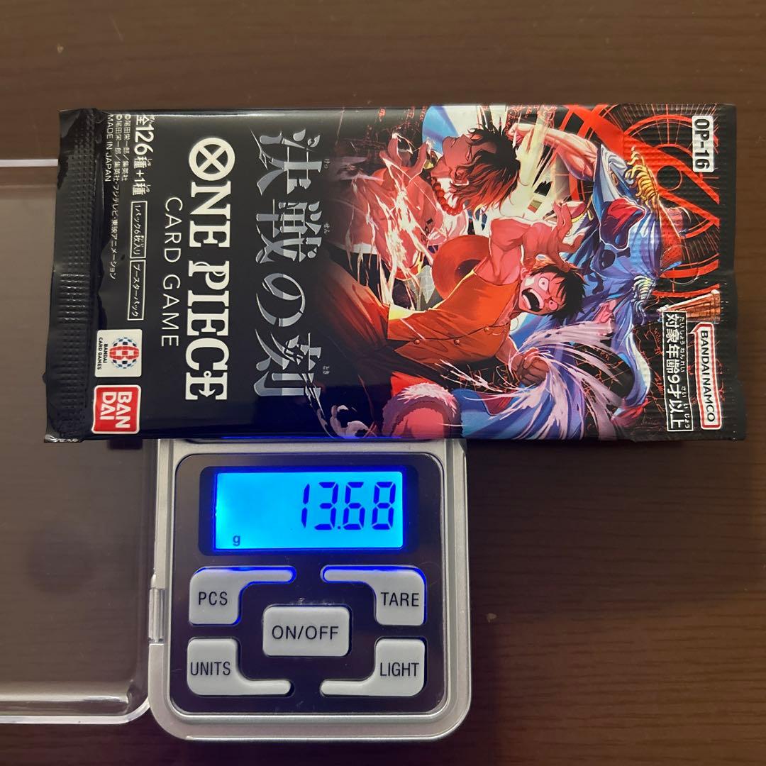 One Piece One Piece Card Game: The Clash of Fates OP-16 Pack — OP-16 — Japanese
