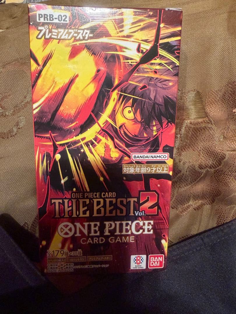One Piece One Piece Card Game The Best Vol.2 Unopened Box — Japanese