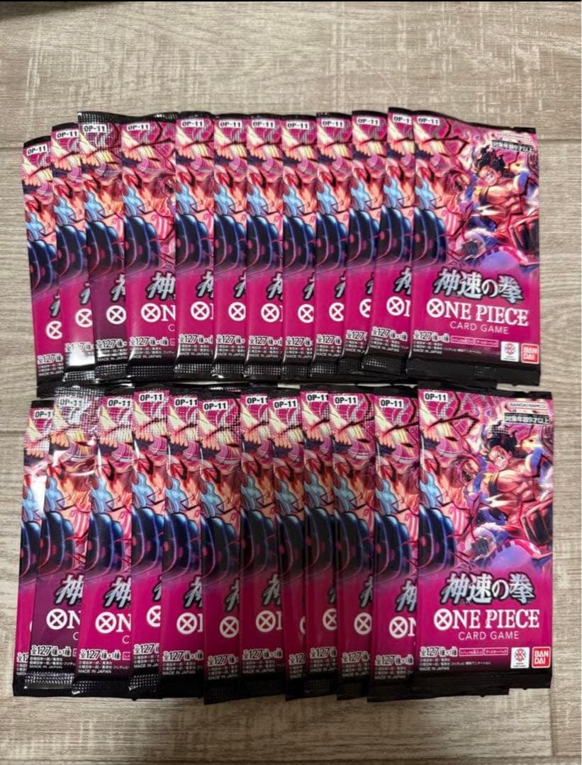 One Piece One Piece Card: The Power of the Fist Pack — Japanese
