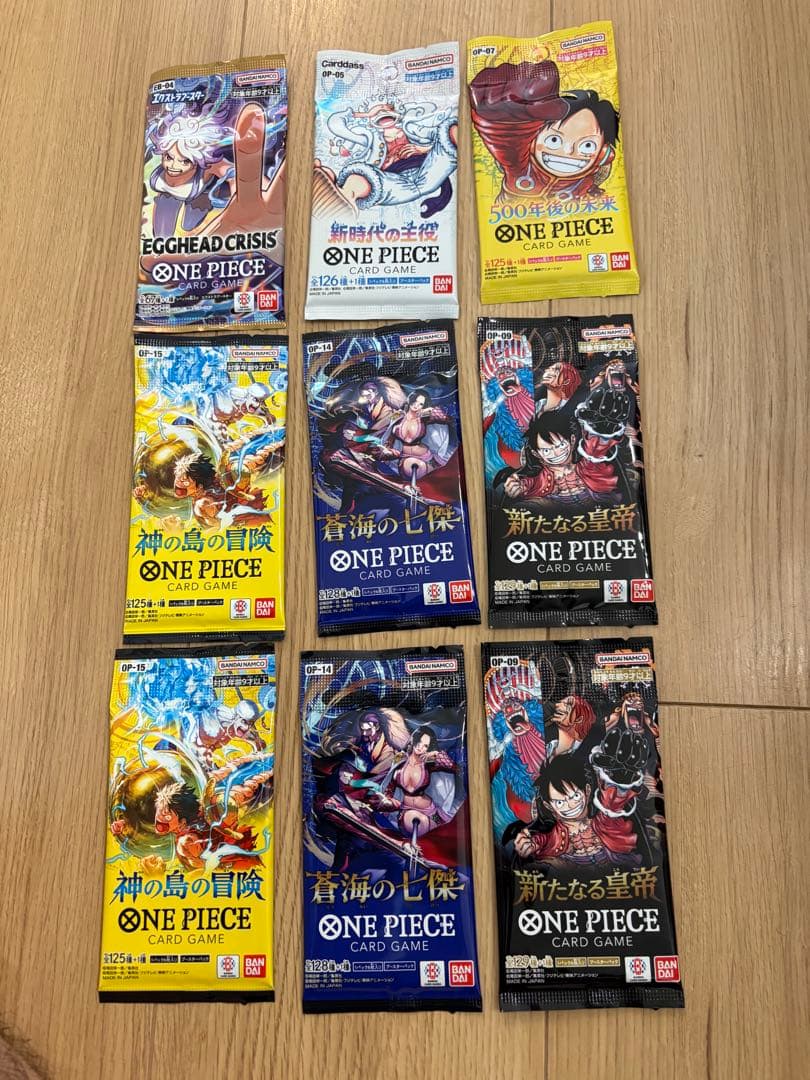 One Piece One Piece Card Game Unopened Pack 6-Set 9-Pack Pack — Japanese