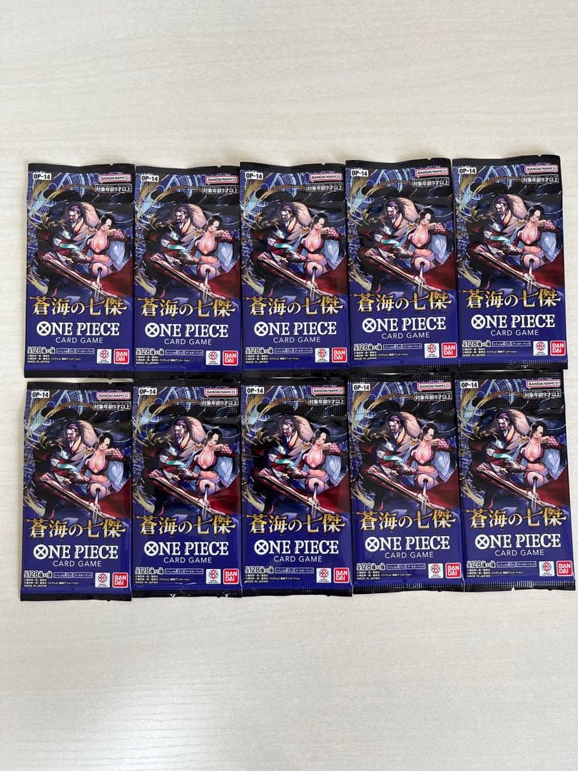 One Piece One Piece Card: Seven Warlords of the Sea 10 Pack Pack — Japanese