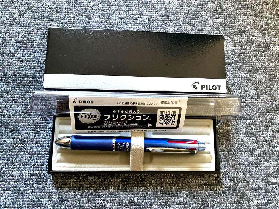 PILOT blue ballpoint pen with matching blue case included